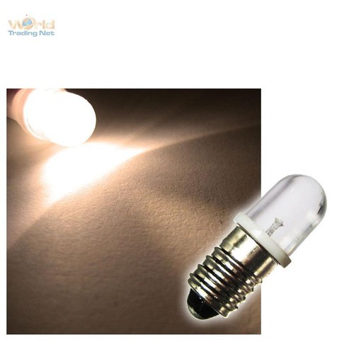 E10 led birne - warmweiß, 12v