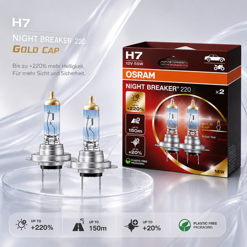 Osram night breaker 220 - osram, h7