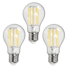 3Stk E27 Filament LED Lampe